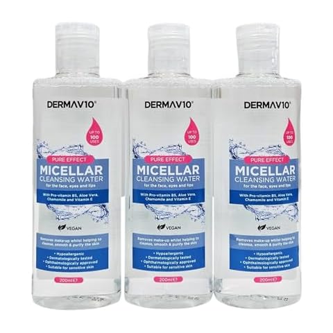 Derma V10 Micellar Cleansing Water Pack of 3 Cover