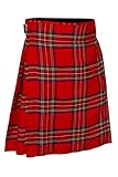Allsafe Traders Scottish Men's Kilts Tartan Kilt Highland Light Weight Value Kilt (Royal Stewart, 40''-42'' Belly Button)