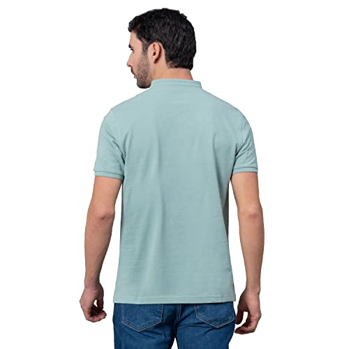 Image of Red Tape Henley Neck T-Shirt for Men | Comfortable & Breathable