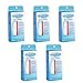 5 Packs of Dental Floss for Optimal Teeth Flossing vs Traditional Flossing, Pre-Cut Floss Threaders for Flossing with Built-in Soft Proxy Brush and Stiff Threader, 3-in-1 Dental Floss by ProxySoft
