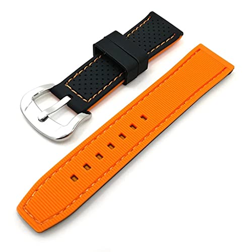 Sangle de montre en caoutchouc imprimé dinosaure souple 24mm