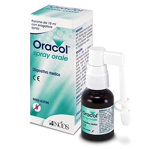 Nóos - Oracol® Spray orale: attenua le irritazioni e le infiammazioni della bocca - flacone da 15 ml