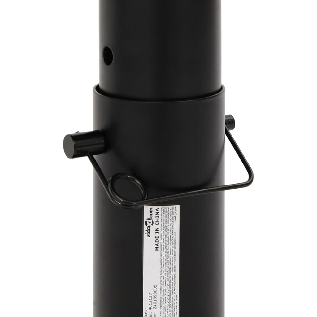 Piédestal de siège de bateau réglable 28 45,5 cm acier
