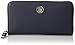 Produktbild Tommy Hilfiger Damen Th Signature Strap Lrg Za Wallet Geldbörse, Blau (Tommy Navy), 3x10x19 cm