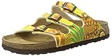 papillio florida 39 Sohle: EVA Papillio Damen Florida Birko-Flor Pantoletten, Gold (African Wax Gold), 37 EU