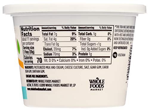 365 By Whole Foods Market, Cream Cheese Tub Whipped, 8 Ounce #TOP1