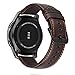 MroTech 22mm Bracelet Compatible avec Samsung Galaxy Watch 46mm Bracelet Cuir Gear s3 Frontier Bracelet de Remplacement pour Huawei Watch 2 Classic/GT/GT2/GT Active/Elegant pour Homme Femme, café