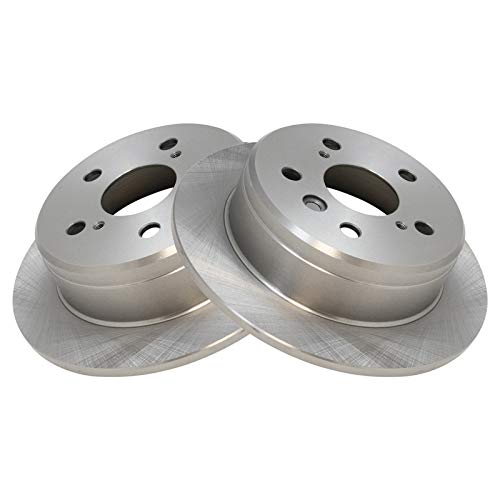 Image of TRQ Rear Ceramic Brake Pad and Rotor Set