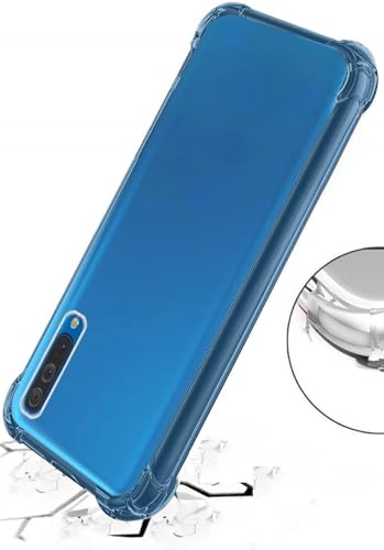 Image of BOXXO Flexible Back Cover for Samsung Galaxy A51 | Back Cover Transparent Clear Shockproof Case Four Corner Protection | Slim Protective Mobile Phone Cover for Samsung Galaxy A51
