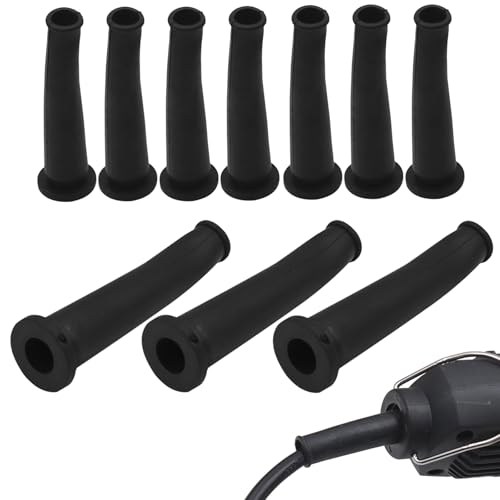 Lot de 10 protections de câble pour meuleuses d'angle, 70 x 8 mm, manchon de câble en caoutchouc, gestion des câbles, perceuse électrique, outils électriques