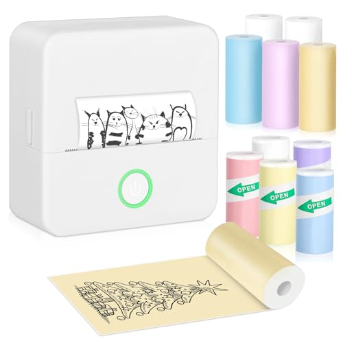 Imprimante d'autocollants sans encre pour personnaliser vos carnets et photos de vacances