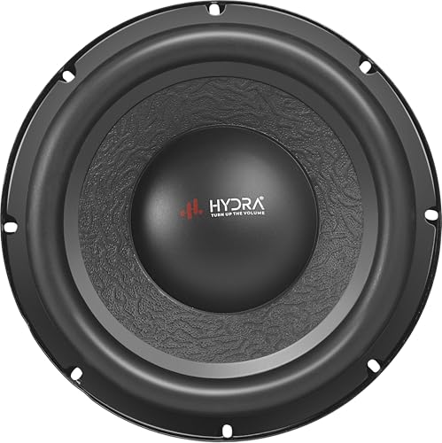Image of Hydra Aquabass 10 inch 120mm Single Magnet Car Subwoofer(Powered, RMS Power 350W)