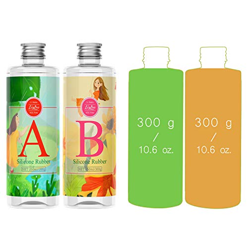 Silicone Molds Making Kit - Translucent Liquid Silicone Rubber for Mold Making - 1:1 Mixing Ratio Fast Curing Molds Making Silicone for Resin Molds, Casting, Jewelry Making, DIY Crafts - 21.16 oz