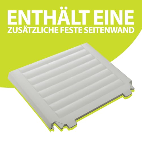 Ferplast Kit mit 6 Dämmplatten für die Hundehütten Modell DOGVILLA 90, Dämmplatte für Hundehütten, Wärmedämmplatten, Einfache Montage, 74 x 57 x H 9 cm