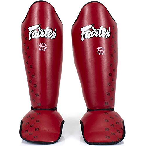 Fairtex protège-tibias SP5 rouge pour protéger ses jambes au sparring