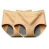 BESTOYARD 2 stuks menstruatie ondergoed dames lekvrij slip onderbroek maat M (willekeurige kleur)