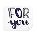 for You Cute Quote Handwrite Style Cleaning Cloth Screen Cleaner 2pcs Suede Fabric