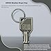 KLIVYA GR100 Commercial Laundry Key - Universal Tubular Key for Greenwald Whirlpool and Speed Queen Coin-Operated Washers and Dryers.Silver,Pack of 1