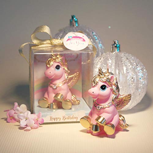 Ilikepar Birthday Candles Smokeless Cake Topper Unicorn Candle For Party Supplies And Wedding Favor (Pink) #TOP1