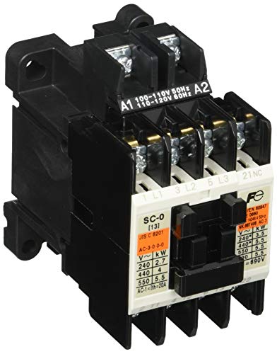 富士電機機器制御 標準形電磁接触器 AC110V SC-0 コイルAC110V 1B