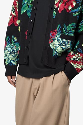 mnml Men's Floral Knit Cardigan4