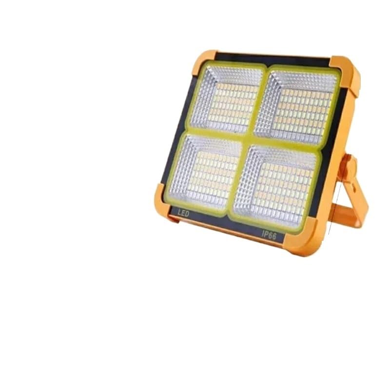 Foco Led Exterior, Reflector Solar LED USB Recargable Emergencia Camping Linterna Impermeable al Aire Libre portátil