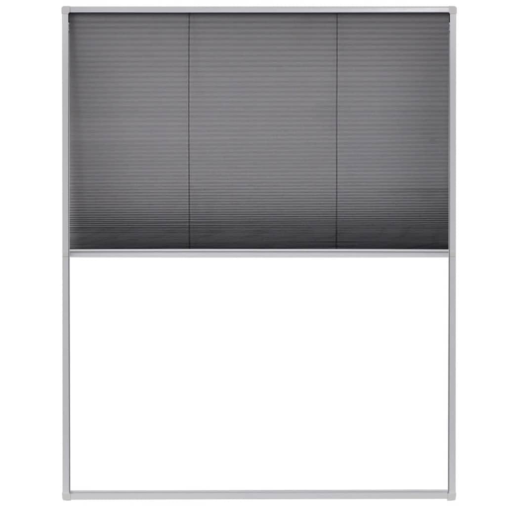 Insektenschutz-Plissee Aluminium 80 x 100 cm für Dachfenster