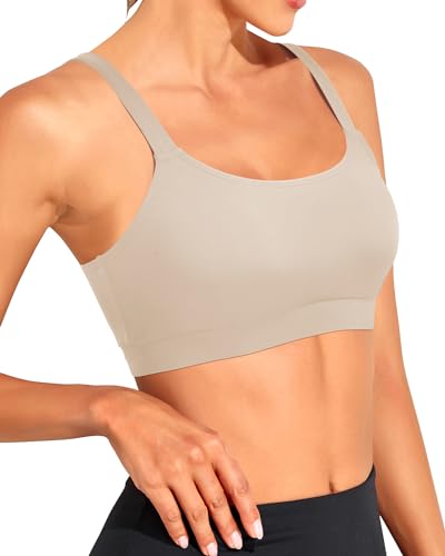 Image of Tempt Me Women Sports Bra Swim Crop Tops Only | Scoop neck, Bathing suits top, Removable cups, Adjustable straps