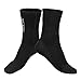 QKURT Chaussettes de Combinaison, Chaussettes en néoprène de 3 mm pour la plongée sous-Marine, la plongée avec Tuba et Les Sports Nautiques, Chaussettes antidérapantes pour Palmes pour Hommes, Femmes