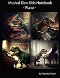 Dino blank sheet piano music notebook - 100 Pages of Wide Staff Paper (8.5x11), whether your child is a beginner or more advanced, this notebook is ... enhancing their musical skills and knowledge.