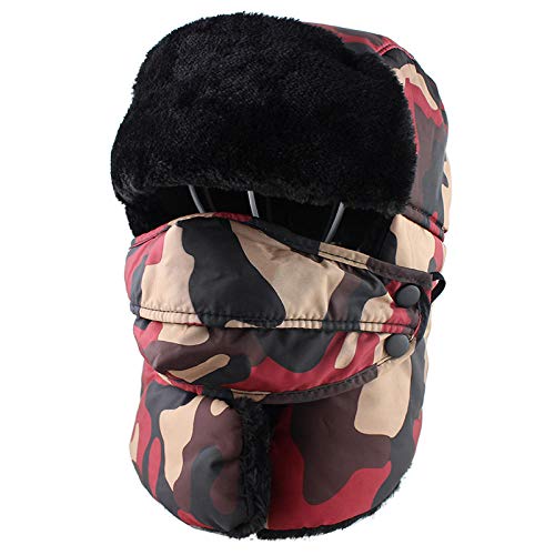 Chapka homme hiver bomber ushanka avec cache-oreilles pour le ski