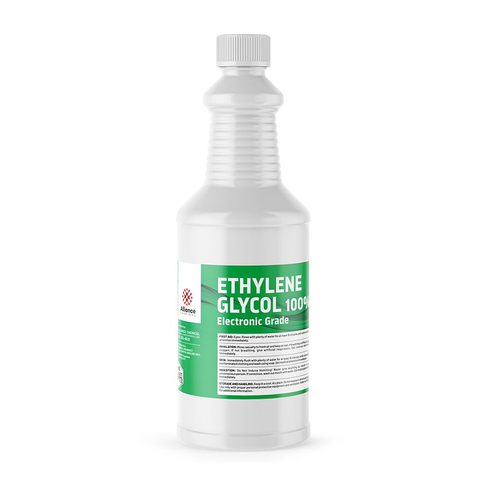 Ethylene Glycol Semiconductor Grade - 1 Quart Bottle (32 fl oz.) - with Bittering Agent