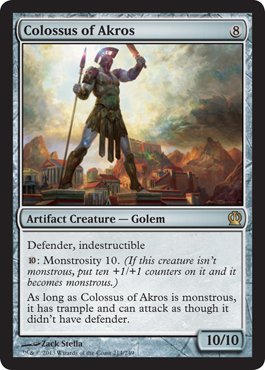 Magic The Gathering - Colossus of Akros (214/249) - Theros