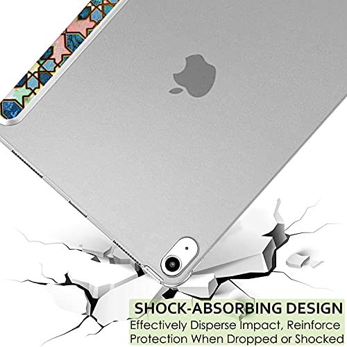 Image of DuraSafe Cases For iPad Mini 6 Gen 2021 8.3 Inch [ Mini 6th Gen ] A2567 A2568 A2569 MK7M3HN /A MLWL3HN /A MK7R3HN /A MK7P3HN /A MLWR3HN /A MK7X3HN /A MK7V3HN /A MK893HN /A PrintediPad Cover Hard Back - Damask