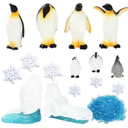 CBRPVT 16 Pcs Penguin Toy Penguin Ornament Birthday Party Decorations Suitable for Classroom Learning Activities Storytelling Props Holiday Themed Games