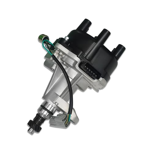 Aflle Racing Ignition Distributor with Black Cap & Rotor Fits Nissan Infiniti QX4 Mercury Villager 3.3L V6 1996-2004(OE: 22100-1W601, DST58600)