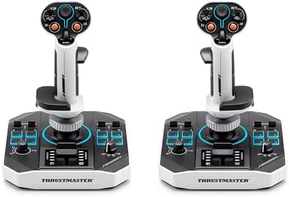 Thrustmaster Sol-R 2 HOSAS Space Sim Duo โ Dual Flight Stick Set for PC โ 88 Action Buttons, Magnetic Precision (H.E.A.R.T) & Ambidextrous Design โ Ideal for Star Citizen & Elite Dangerous
