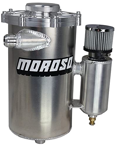 Moroso 22614 Dry Sump Tank 7 Od Split Top 15 Tall Wbreather Tank 6 Quart Capa...