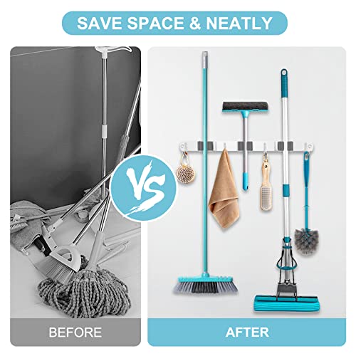 Beedove Porta Scope Parete, 2 Pezzi Appendi Scope