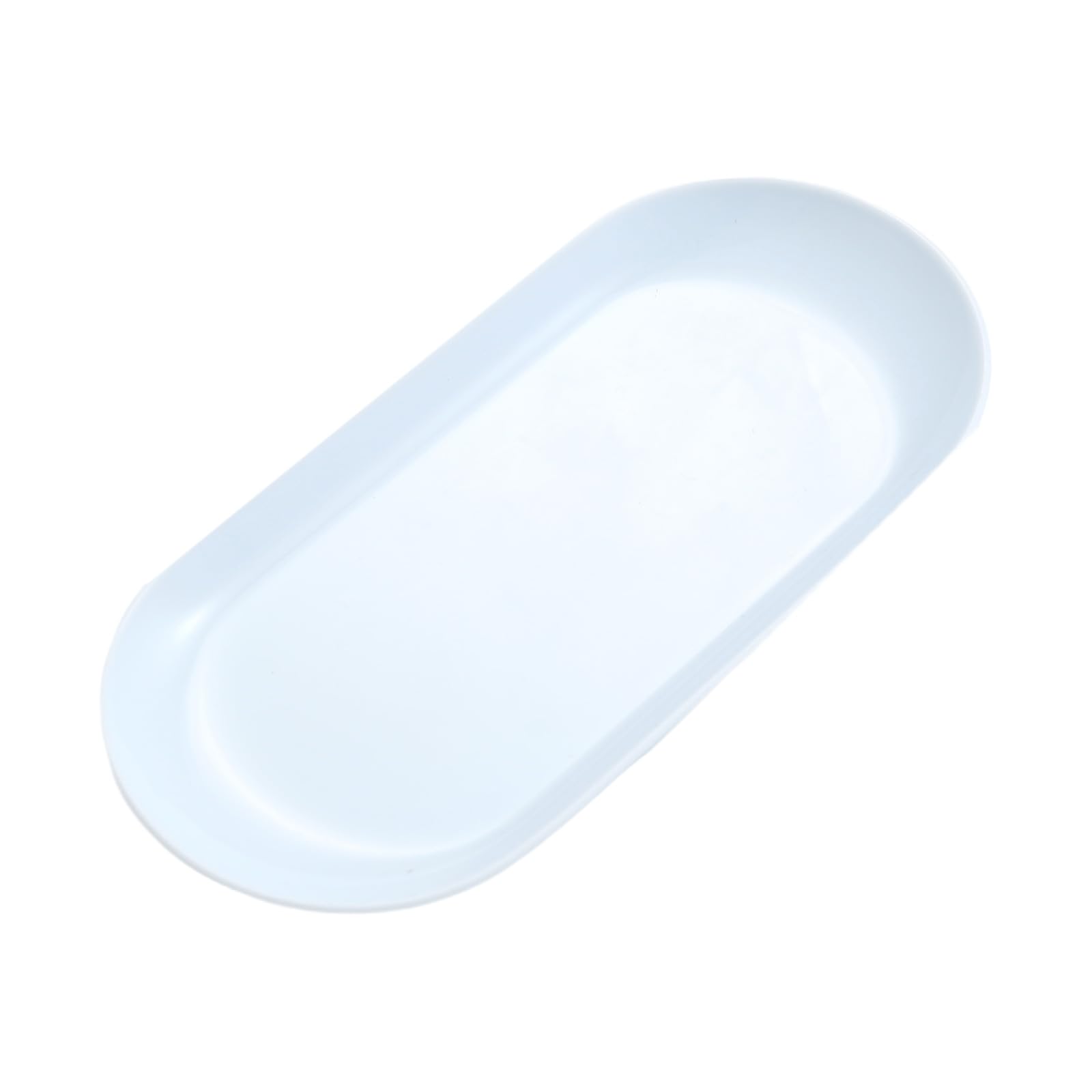XANHOY Cosmetic Storage Tray Oval Decorative for Vanity Countertop Jewelry Display Makeup Organization Necklace Display