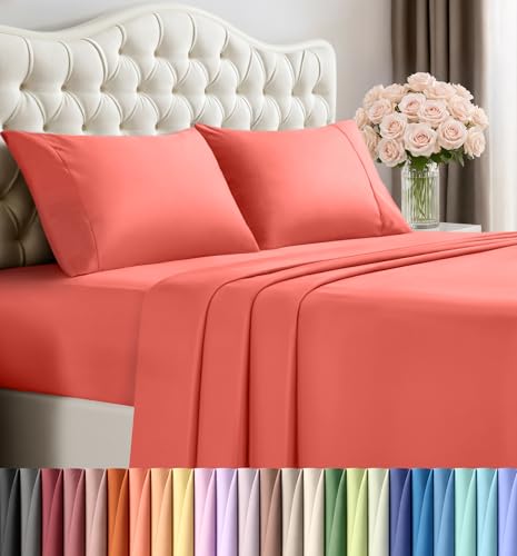 Utopia Bedding King Size Sheet Set – 4 Piece Bed