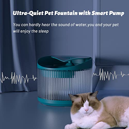Fuente automática de agua para gatos y perros 1.8 L miniatura 2