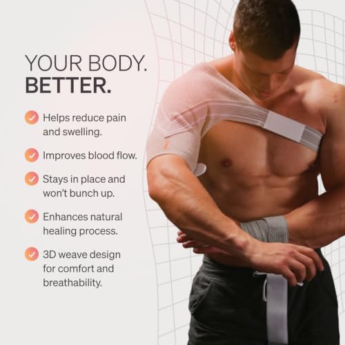 Image of Incrediwear Shoulder Brace for Men and Women - Shoulder Support Brace Supports Shoulder Recovery & Shoulder Pain Relief, Reduces Inflammation and Swelling, Designed for Left & Right Shoulder (Small)