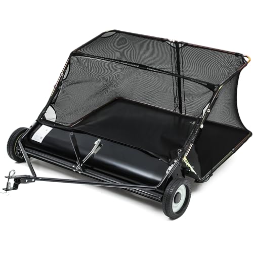 YITAMOTOR 50 inch Heavy-Duty Lawn Sweeper