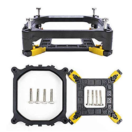 CPU Cooler Bracket, Suitable for Intel 115X 1366 2011 Multi-Platform Desktop Computer with Buckle CPU Cooler Bracket