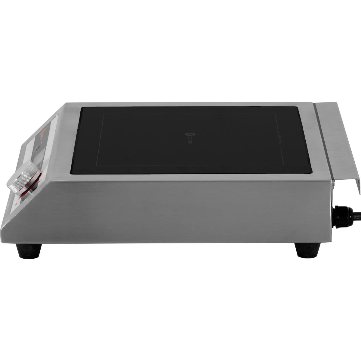 ZORRO Induktionskochfeld ZIH 1 | 3500 W | Gastro Profi-Gerät | 15 Stufen Drehregler | Timer-Funktion | Induktionskochplatte aus Edelstahl | Hohe Leistung | Einzelinduktionskochfeld | Hohe Tragkraft
