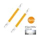 AEUWIER R7S LED 118mm Blanco Frio 6000K, 1300LM, 15W para Sustitución de...