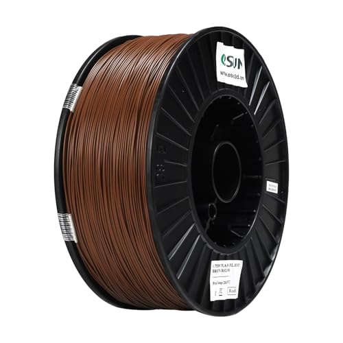 eSUN PLA+ Filament 1.75mm, Enhanced Toughness 3D Printer Filament PLA Plus, Dimensional Accuracy +/- 0.03mm, 3KG Spool (6.6 LBS) 3D Printing Filament for 3D Printers,Brown