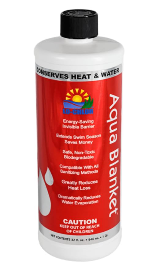 Aquablanket couverture liquide 946 ML pour profiter d'une piscine chaude tout l'été sans bâche