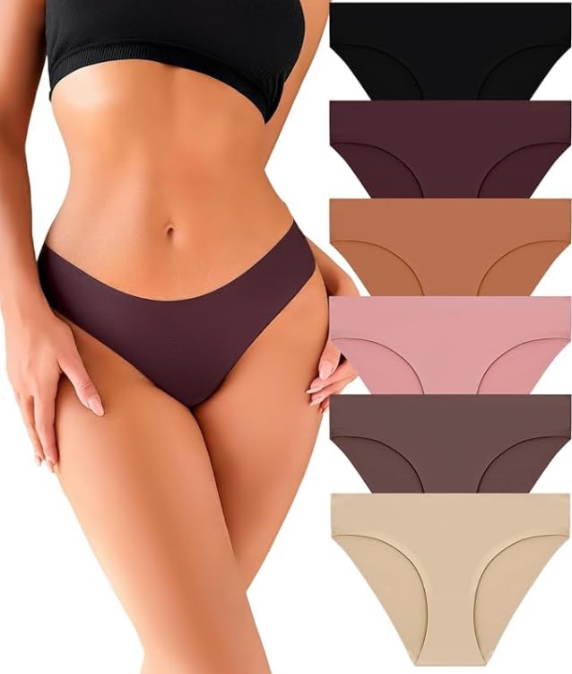 Girls Underwear Breathable Moisture-Wicking 6-14Y Panties Lightweight Soft Solid Color Briefs